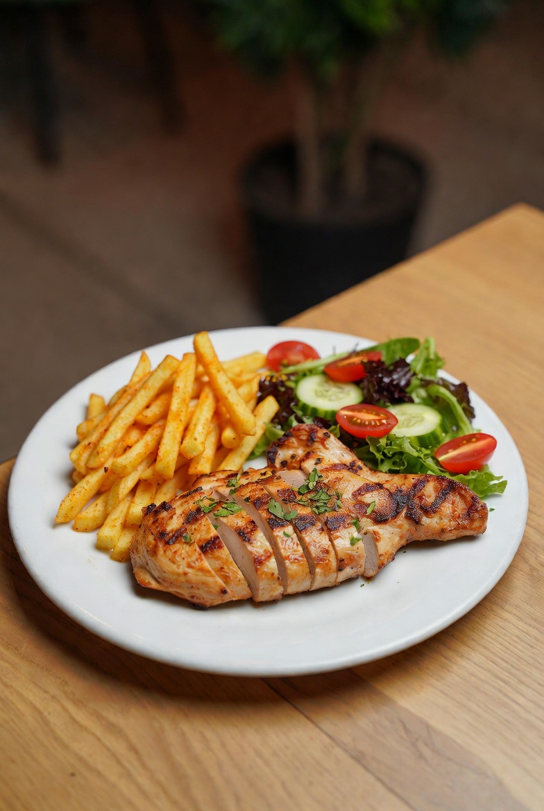 Plat de poulet grillé 1 Plat de poulet grillé