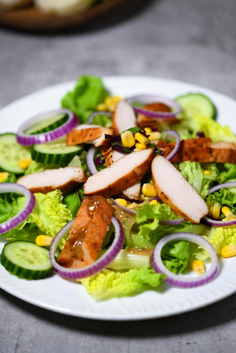 Salade Poulet Boucané 1 Salade Poulet Boucané