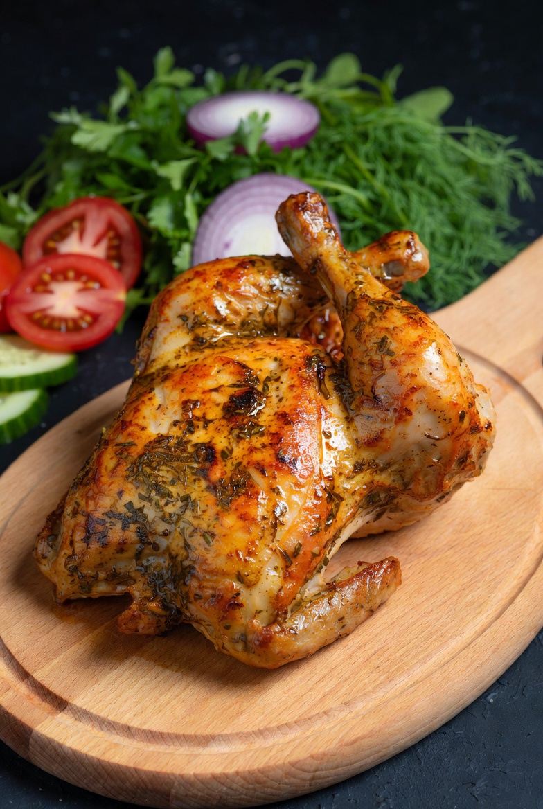 Poulet Entier Grillé 1 Poulet Entier Grillé